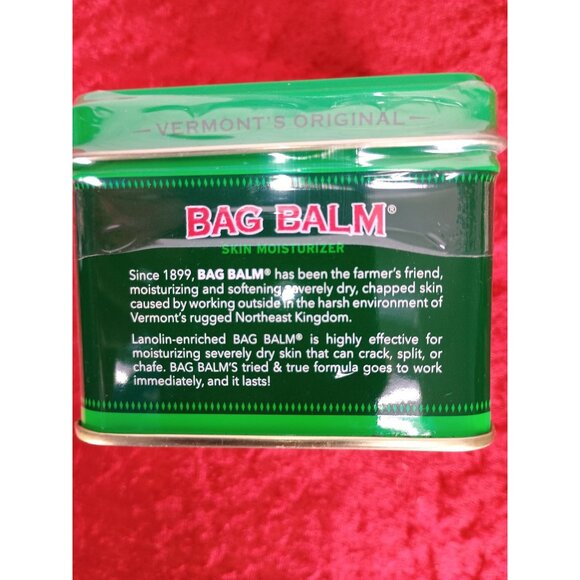 Vermonts Original Bag Balm Skin Moisturizer Tin 4.5‎ Oz For Dry & Chapped Skin - Picture 2 of 5